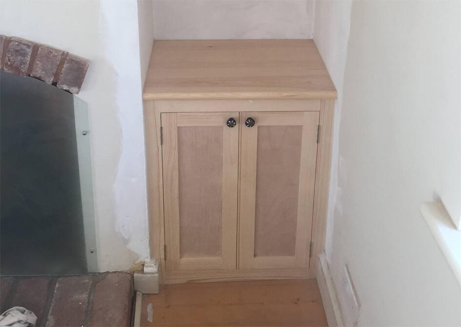 Fitted cabinetry - ready for painting