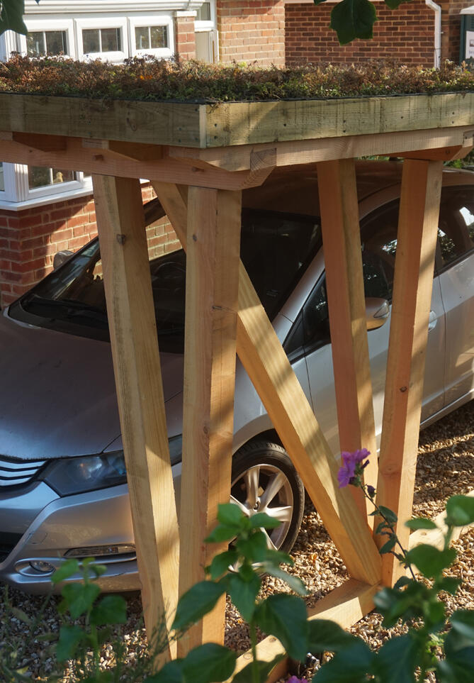 Post + Beam car port
